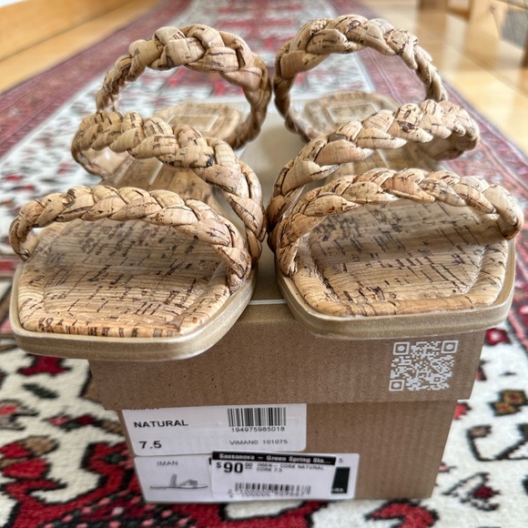 Braided strap cork flat slides by Dolce Vita size 7.5 - Picture 4 of 8